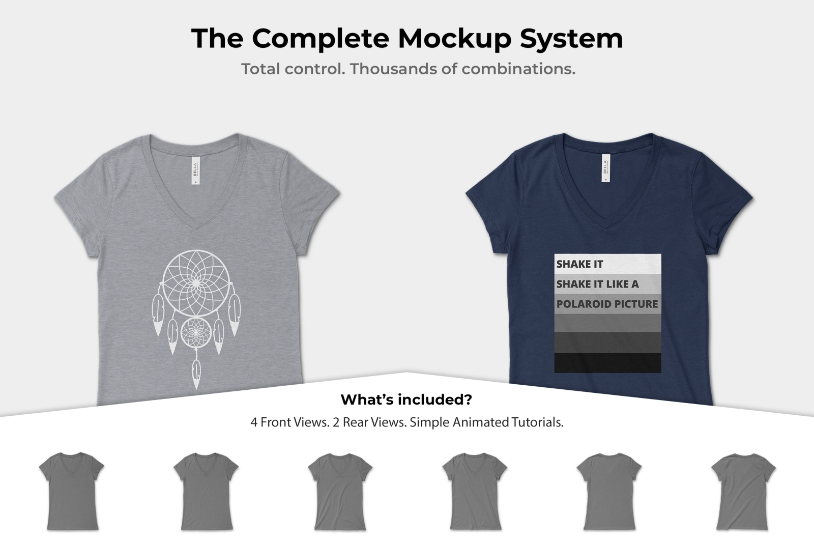 Bella + Canvas 6005 Mockups - Mockup 