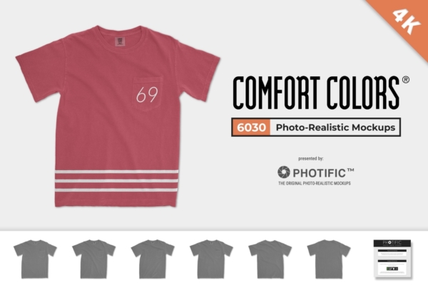 Comfort Colors 6030 Mockups Preview