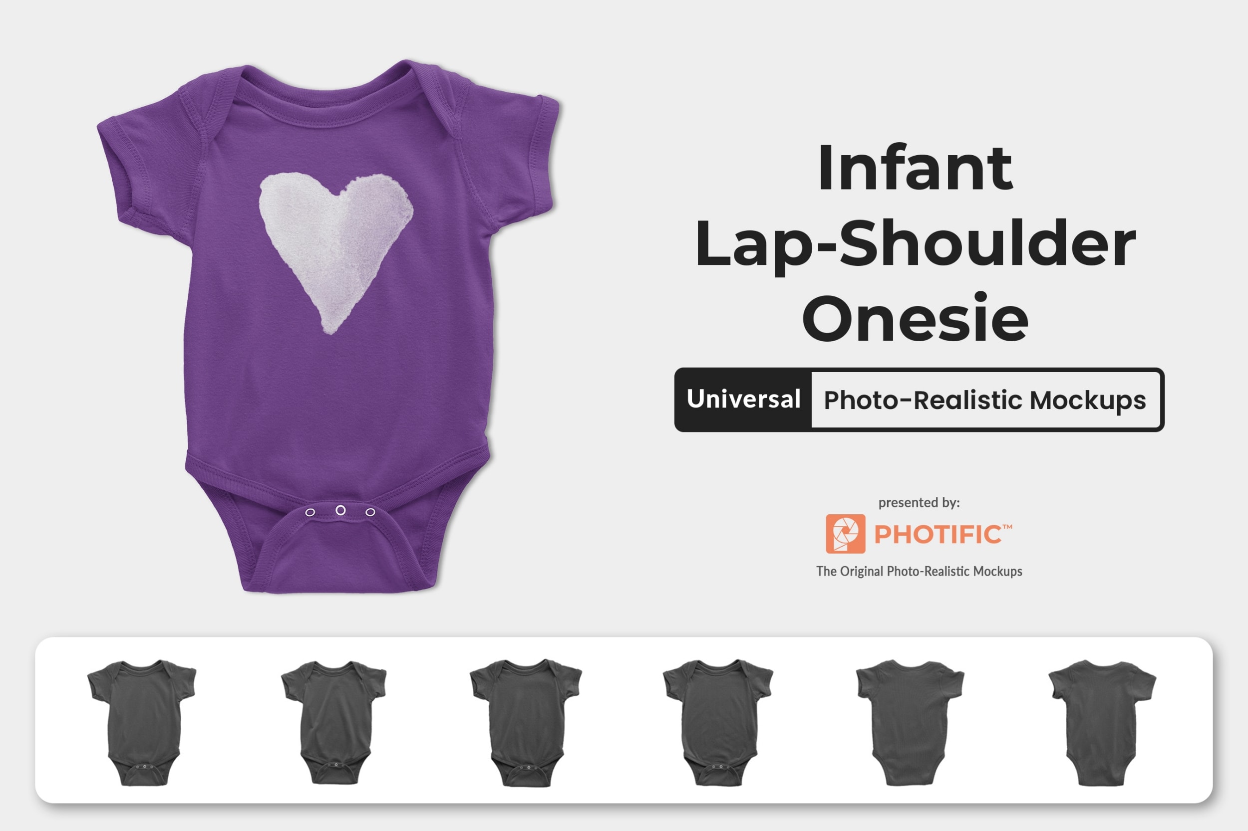 Infant Lap Shoulder Onesie Preview Image Web