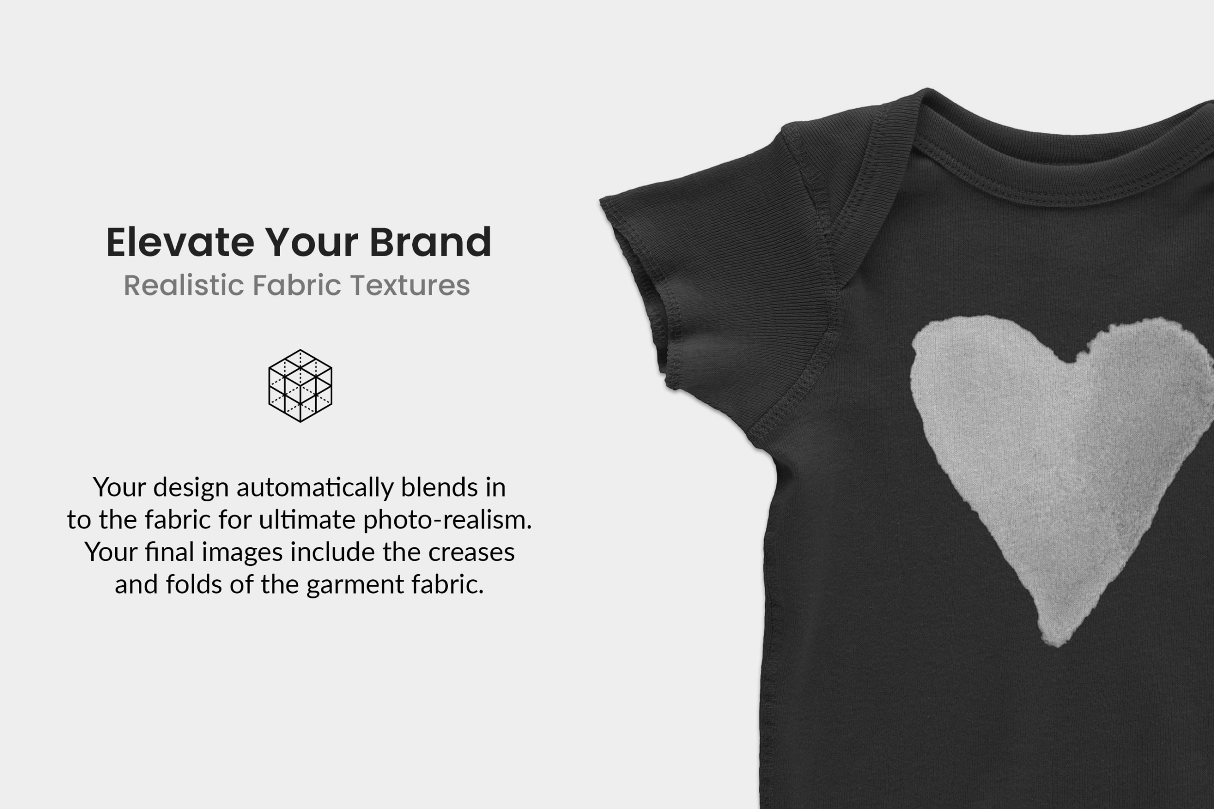 Infant Lap Shoulder T-Shirt Fabric Textures Web