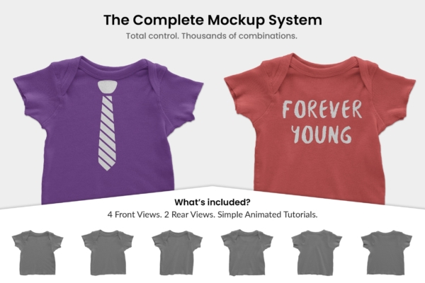 Infant Lap Shoulder T-Shirt Includes Web