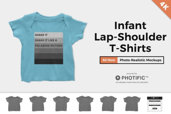 Infant Lap-Shoulder Shirt Mockups Preview
