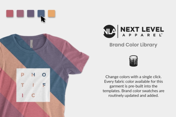 Next Level 6610 Colors Web