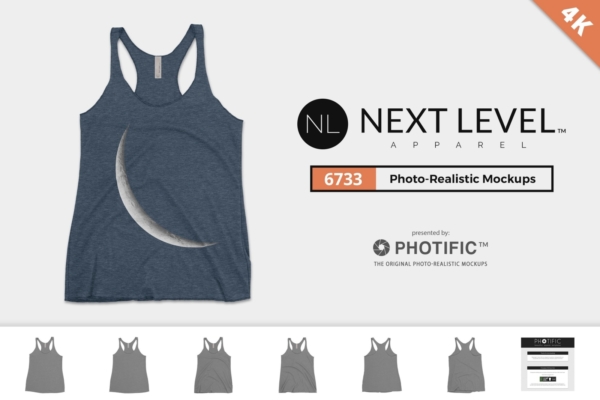 Next Level 6733 Mockups Preview