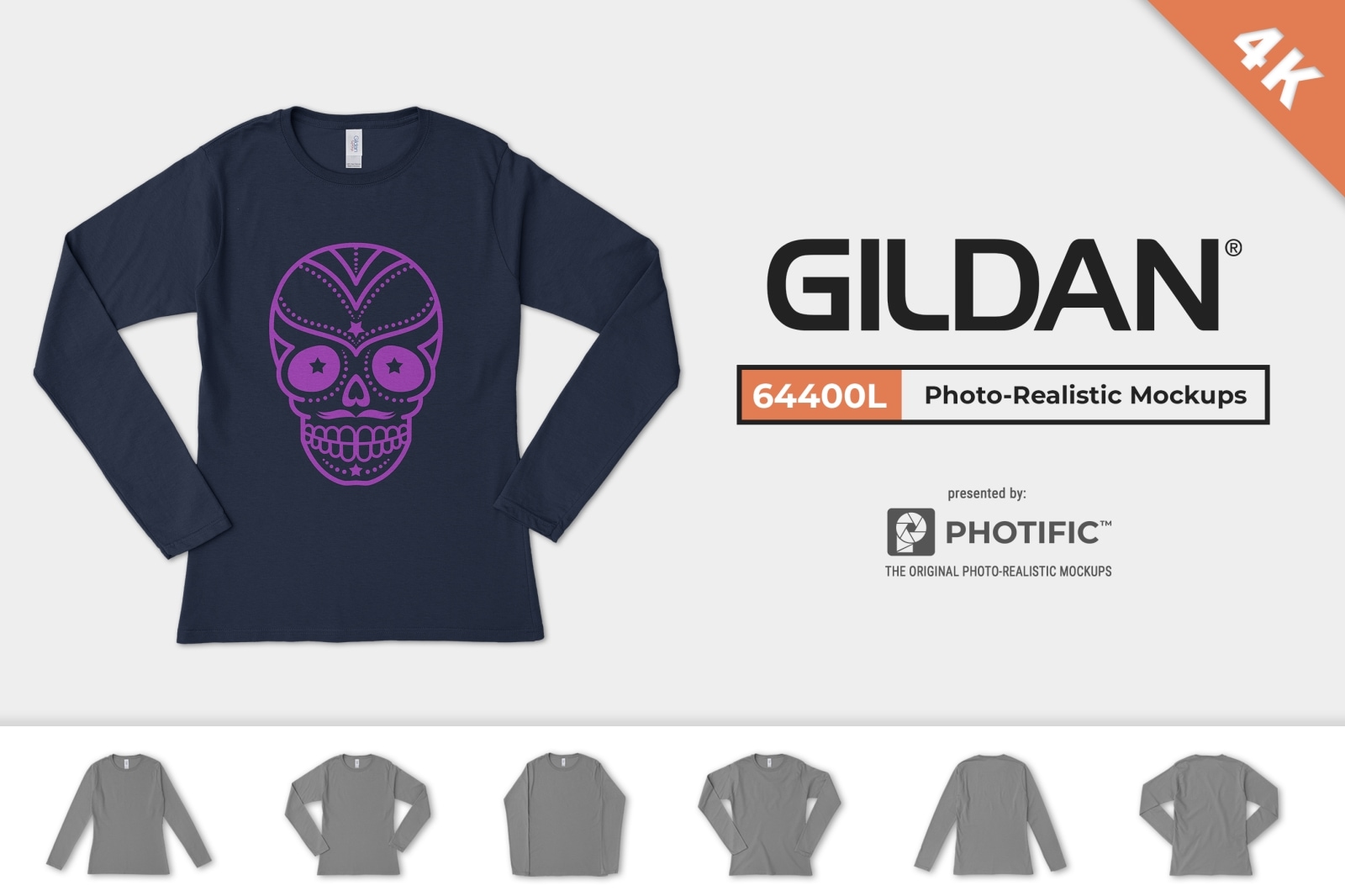 Download Gildan 64400L Mockups - Mockup Generator & Photoshop Templates