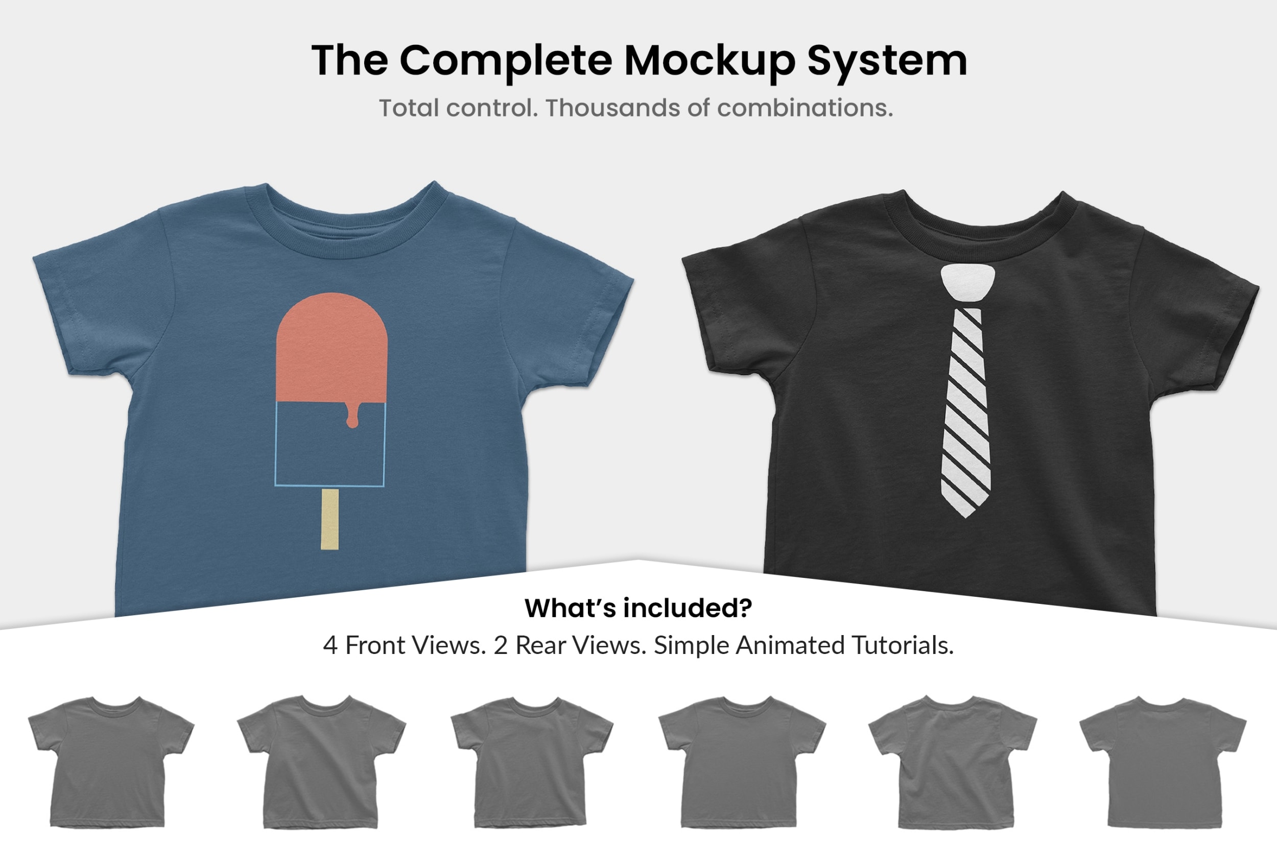 Toddler T-Shirt Mockups - Mockup Generator & Photoshop Templates