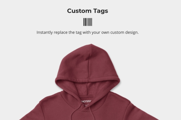 Universal Hoodie Custom Tags Web