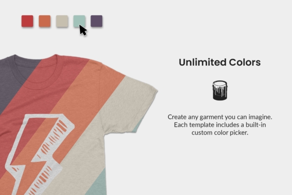 Universal Tri Blend T-Shirt Colors Web