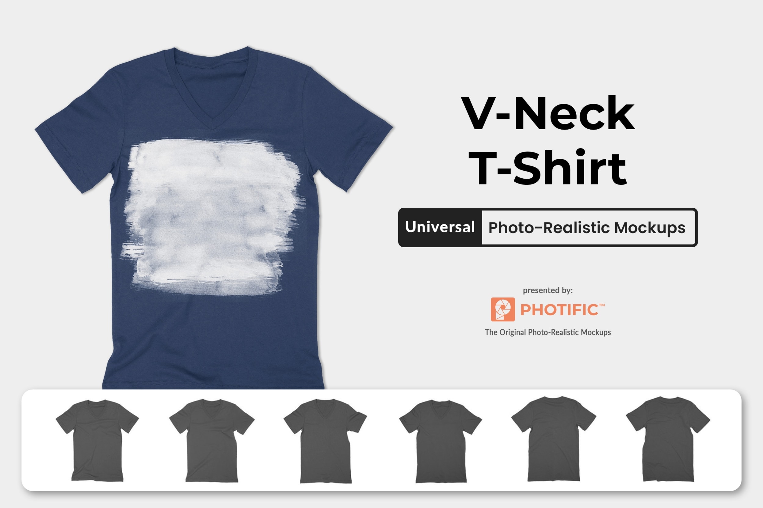 Universal V-Neck T-Shirt Preview Image Web
