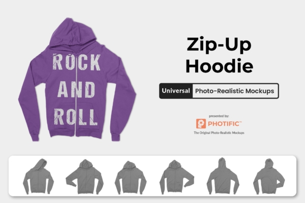 Universal Zip Up Hoodie Preview Image Web