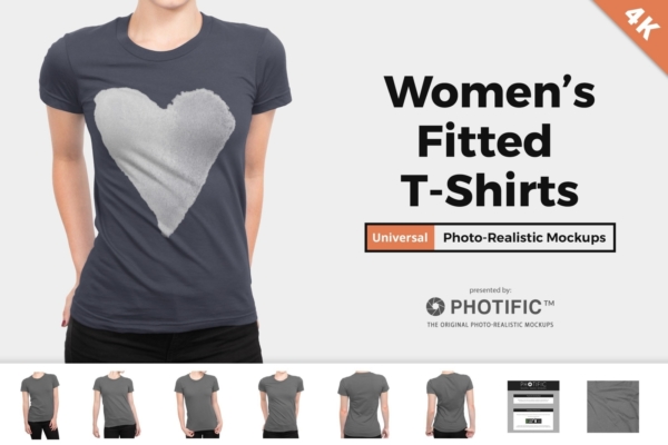 Universal Fit Womens T-Shirt Mockups Preview