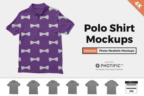 Universal Polo Shirt Mockups Preview