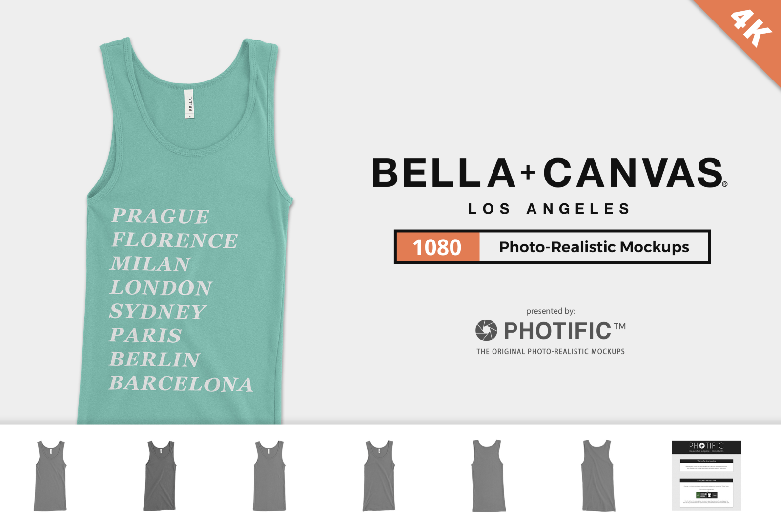 Download Bella + Canvas 1080 Mockups - Mockup Generator & Photoshop Templates