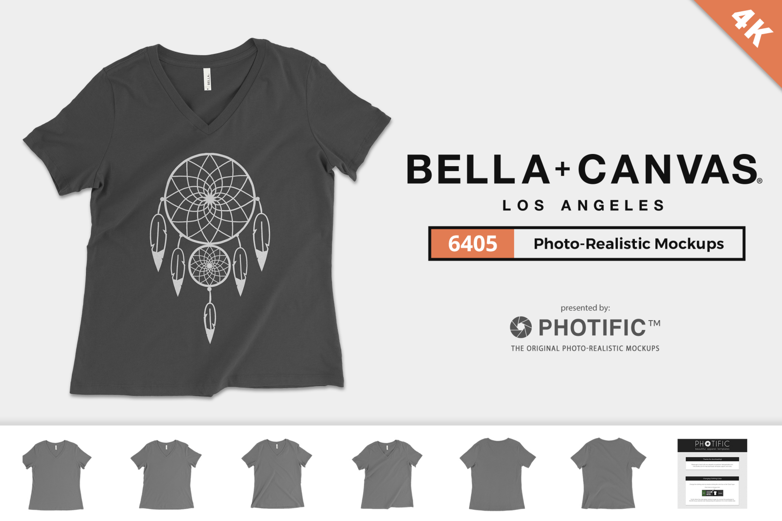 Bella + Canvas 6405 Mockups - Mockup Generator & Photoshop Templates