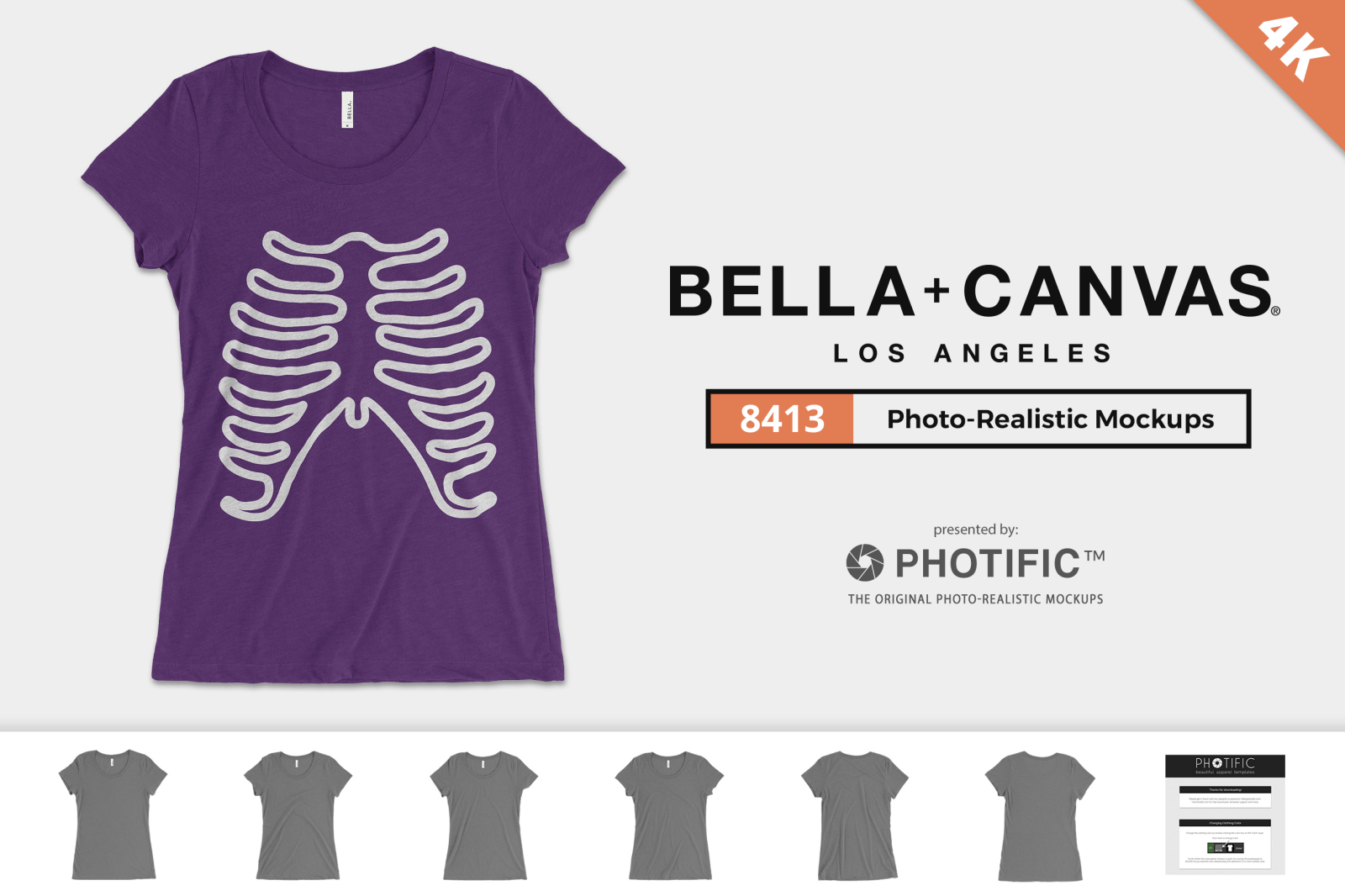 bella canvas 8413 mockup