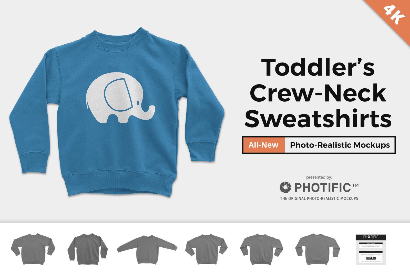 Download Toddler Crew Sweatshirt Mockups Mockup Generator Photoshop Templates