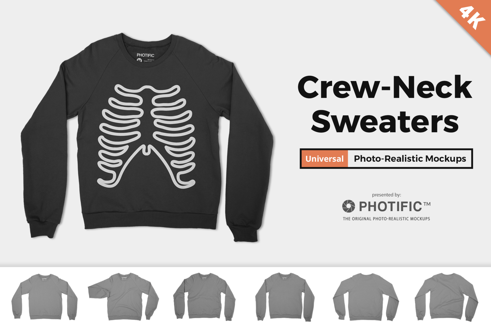 Download Crew-Neck Sweatshirt Mockups - Mockup Generator ...
